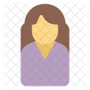 Flat Mother Mothers Day Icon