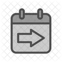 Day Later Event Next Day Icon