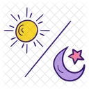 Day Night Night Moon Icon