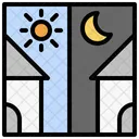 Day Night Routine Real Estate Icon