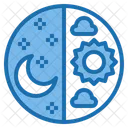 Day Night Aerospace Alien Icon
