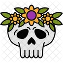 Day Halloween Flower Icon