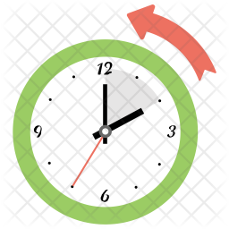 Daylight Saving Time Ends Icon