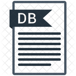 Db File Icon Of Flat Style Available In Svg Png Eps Ai Icon Fonts