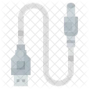 Dc Cable Dc Plug Dc Wire Icon