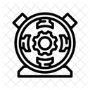 Dc Generator Electrical Icon