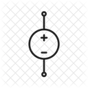 Dc Voltage Source High Power Icon