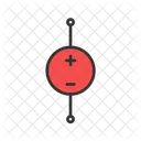 Dc Voltage Source  Icon