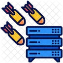 Ddos Server Rocket Icon