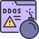 Ddos Malware Web Page Icon