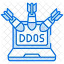 Ddos Attack Cyber Attack Ddos Virus Icon