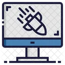 DDoS-Cyberkriminalität  Symbol