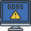 디도스 경고  아이콘