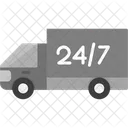 Grande Van Transporte Ícone