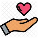 Dar amor  Ícone