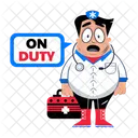 De Guardia Medico Medico Icono