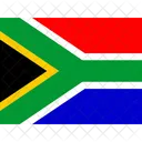 Za Sudafrica Banderas Iso Icono