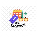 De Vacaciones Vacaciones Viaje Icon