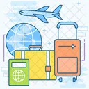 Equipaje Bolsa De Viaje Mochila Icono