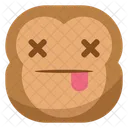 Dead Monkey Emoji Icon