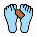 Dead Body Foot Icon