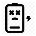 Dead Battery Energy Electricity Icon