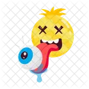 Graffiti Stickers Cute Smiles Cartoon Expression Icon