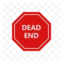 Dead End Stop End Icon