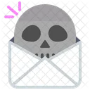 Dead Envelope Skull Mail Icon