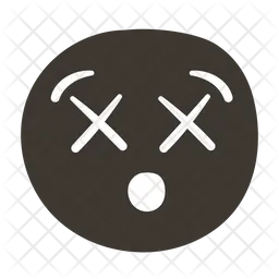 Dead Expression Emoji Icon