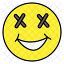 Dead Face Emoticon Smiley Icon