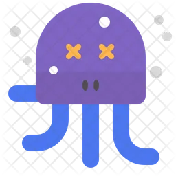 Dead octopus Emoji Icon
