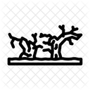 Dead Plants Polluted Icon