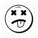 Dead Smiley Face  Icon