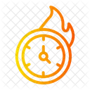 Deadline Burn Time And Date Icon