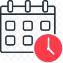 Deadline Clock Target Icon