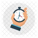 Deadline Stopwatch Clock Icon