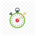 Target Deadline Stopwatch Icon