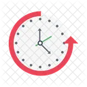Deadline Clock Fast Icon