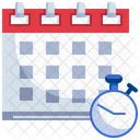 Deadline Timer Schedule Icon