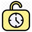Flexible Time Padlock Icon
