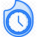 Deadline Fire Clock Icon