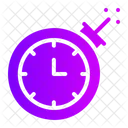 Deadline Time And Date Stopwatch Icon