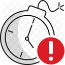 Deadline Time Clock Icon