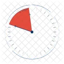 Deadline Time Clockface Icon