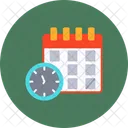 Time Schedule Clock Icon