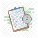 Deadline Task Management Schedule Icon