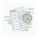 Deadline Task Management Schedule Icon