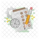Deadline Task Management Schedule Icon
