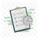 Deadline Task Management Schedule Icon